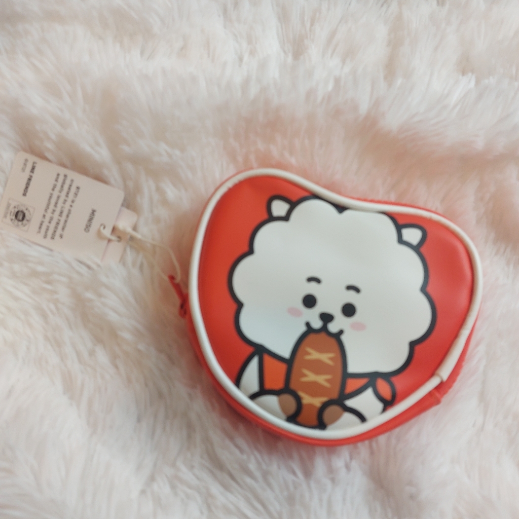 New Bt21 Miniso Coin Pouch Purse